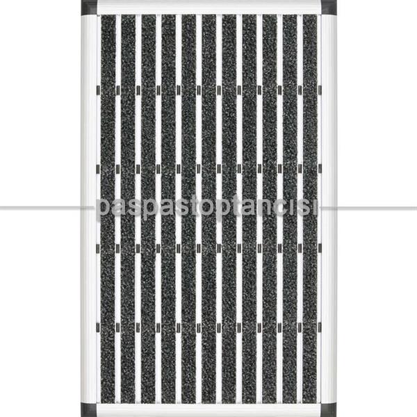 Alüminyum Paspas Exclusive Fitilli EM3000 Gri