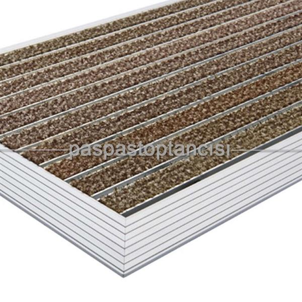 Alüminyum Paspas Exclusive Halı Fitilli UM3000 Bej