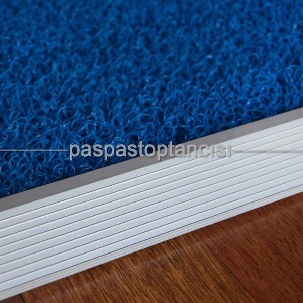 Alüminyum Paspas Kıvırcık Hijyen Paspas HM1000 Mavi