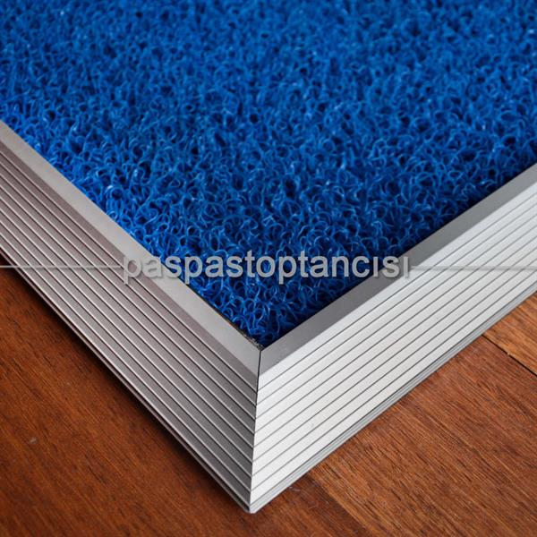 Alüminyum Paspas Kıvırcık Hijyen Paspas HM1000 Mavi