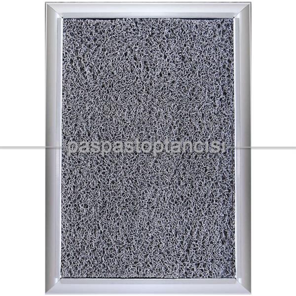 Alüminyum Paspas Kıvırcık Hijyen Paspas HM1000 Gri