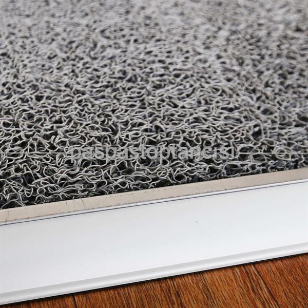 Alüminyum Paspas Kıvırcık Hijyen Paspas HM1000 Gri