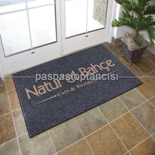 Cafe ve Restaurant Logolu Halı Paspas