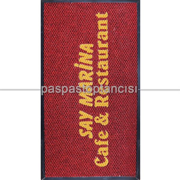 Cafe ve Restaurant Logolu Paspas