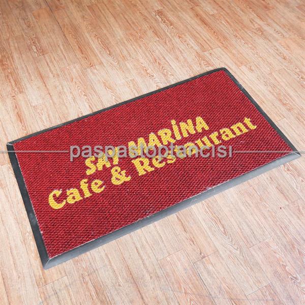 Cafe ve Restaurant Logolu Paspas