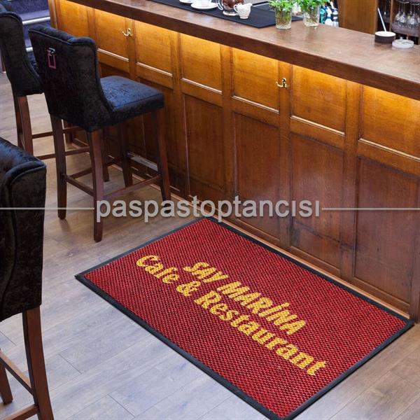 Cafe ve Restaurant Logolu Paspas