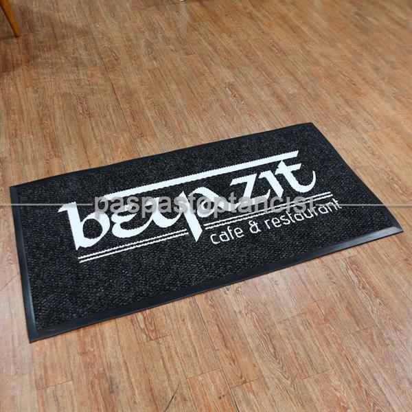 Cafe ve Restaurant Logolu Siyah Paspas