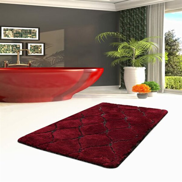 Chilai Home Banyo Halısı İnfinitiy Vişne
