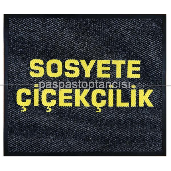 Çiçekçiler için Logolu Paspas