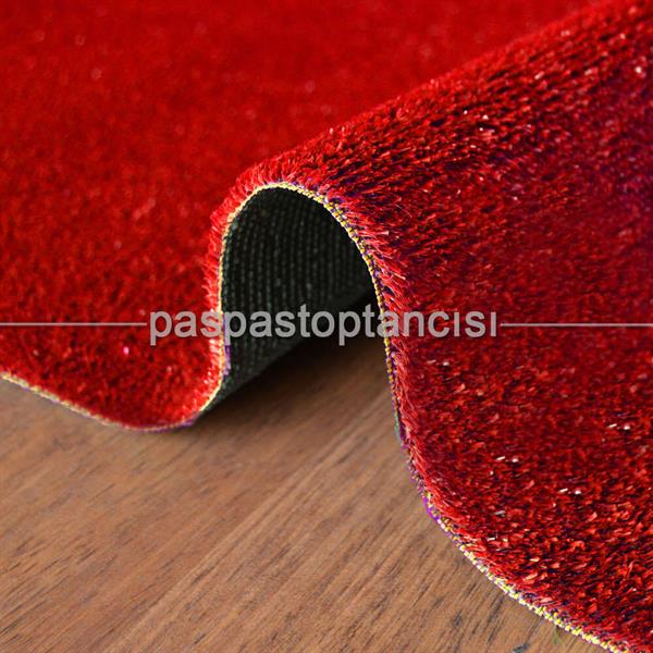 Çim Halı 8 mm Kırmızı