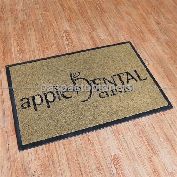 Diş Klinikleri için Logolu Koko Paspas