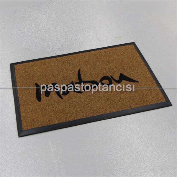 Firmalar için Logolu Bej Koko Paspas