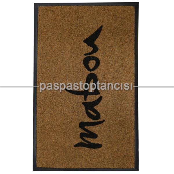 Firmalar için Logolu Bej Koko Paspas