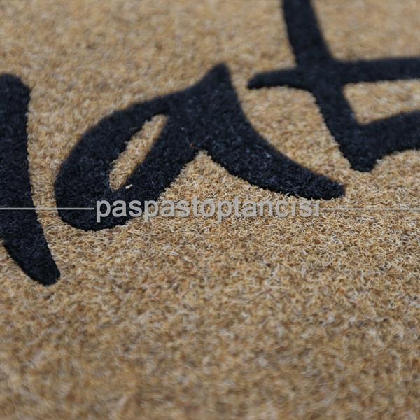 Firmalar için Logolu Bej Koko Paspas