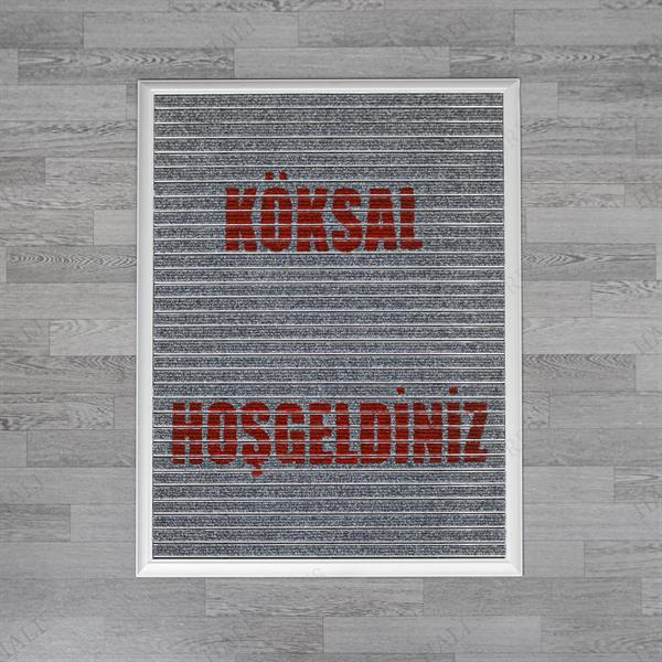 Firmalara Özel Logolu Alüminyum Paspas