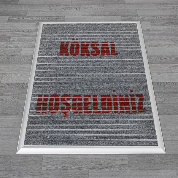 Firmalara Özel Logolu Alüminyum Paspas