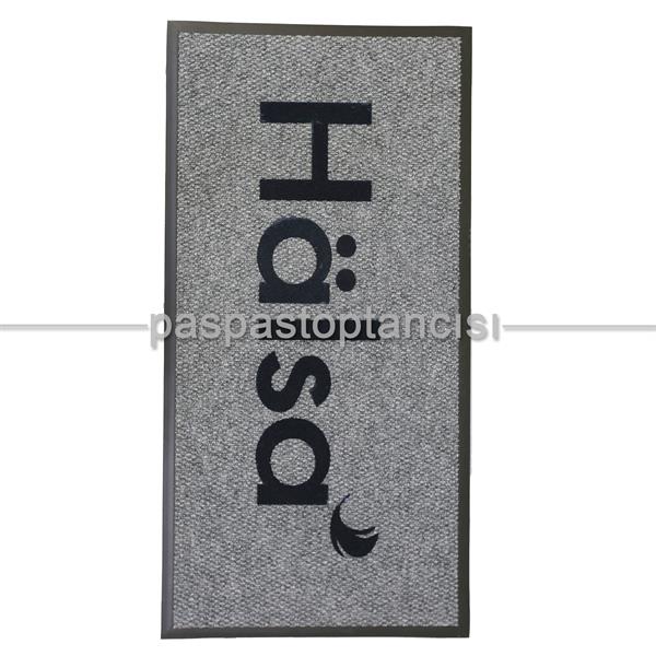 Firmalara Özel Logolu Gri Paspas