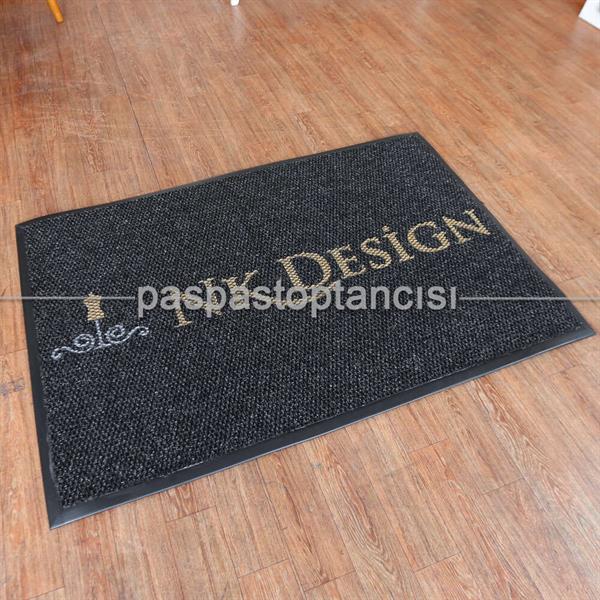 Giyim Firmaları için Logolu Siyah Paspas