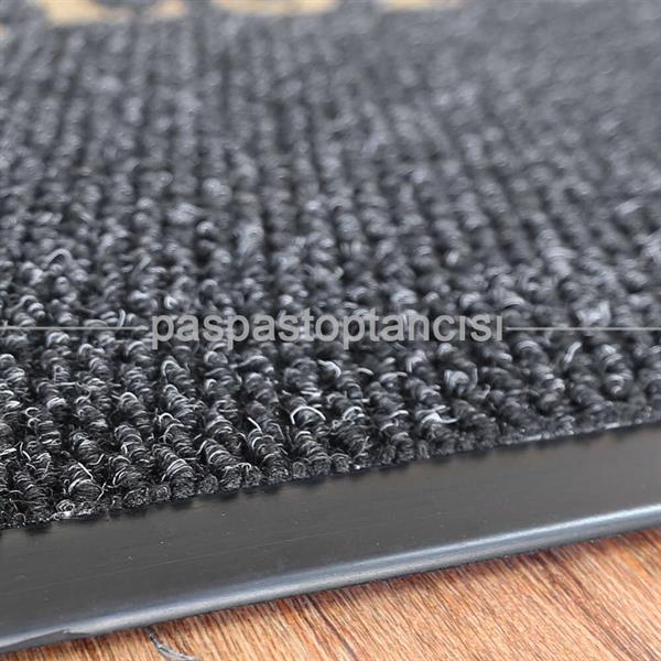 Giyim Firmaları için Logolu Siyah Paspas