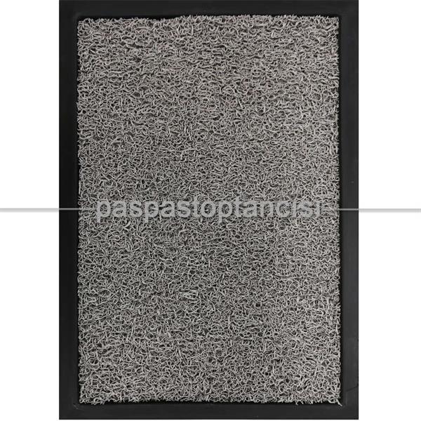 Gri Kıvırcık Paspaslı Kauçuk Hijyen Paspas