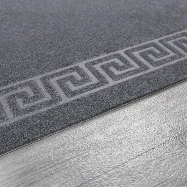 Kabartmalı Çerçeveli Gri Kapı Paspası