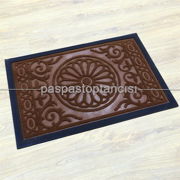 Kapı Paspası Halı Paspas Papatya Kahve