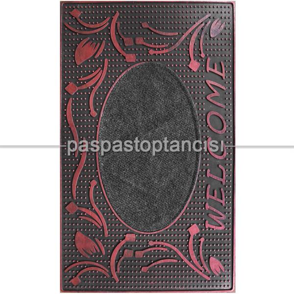 Kapı Paspası Welcome Kırmızı