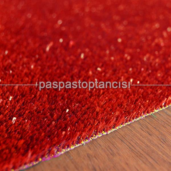Kırmızı Çim Halı 8 mm