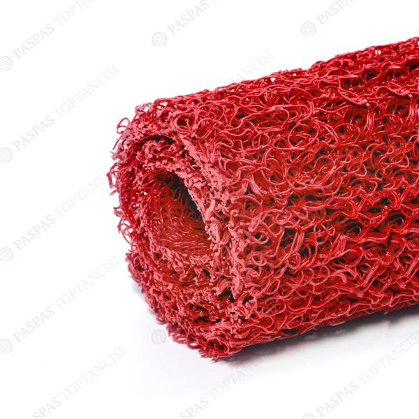 Kırmızı Kıvırcık Paspas 12 mm