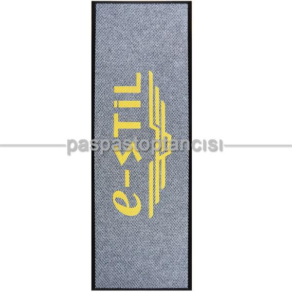 Kişilere Özel Logolu Gri Paspas