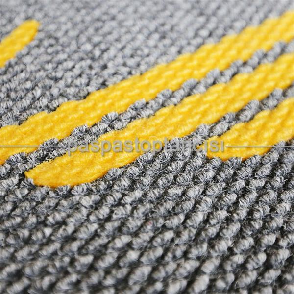 Kişilere Özel Logolu Gri Paspas