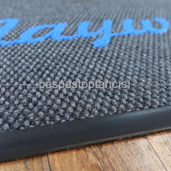 Kişilere Özel Logolu Gri Paspaslar