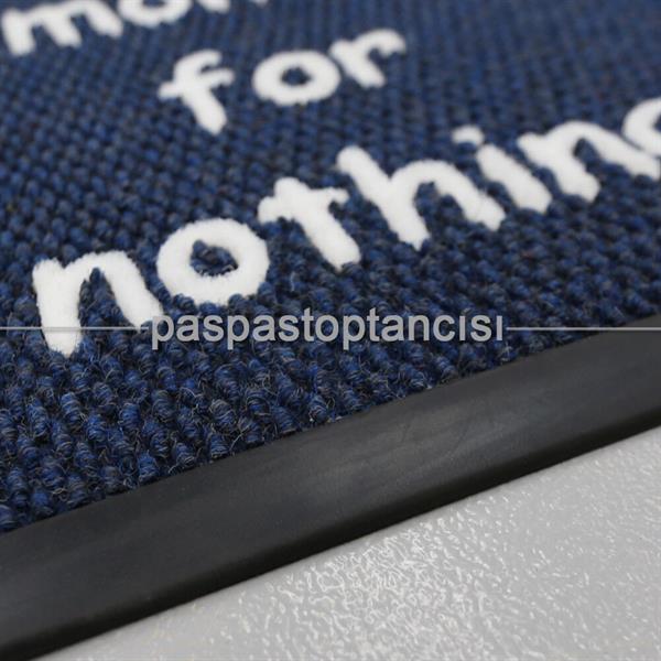 Kişilere Özel Logolu Lacivert Paspas