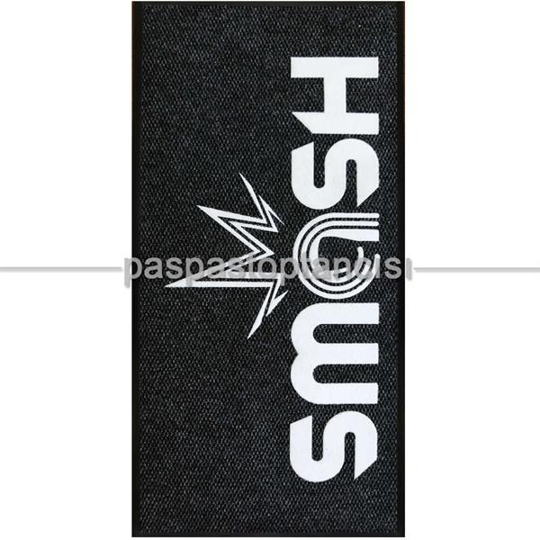 Kişilere Özel Logolu Siyah Paspas