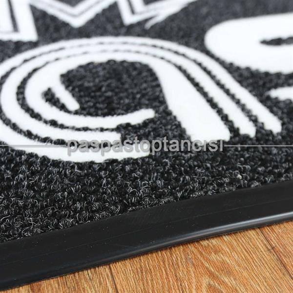 Kişilere Özel Logolu Siyah Paspas