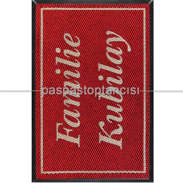 Kişiye Özel Kırmızı Paspas