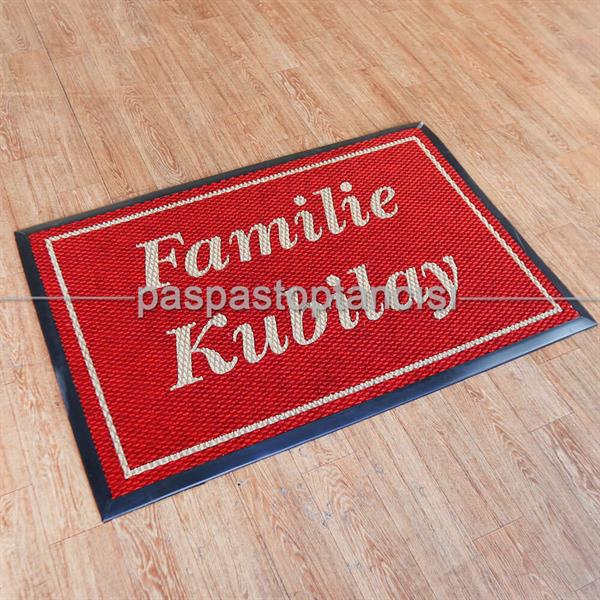 Kişiye Özel Kırmızı Paspas