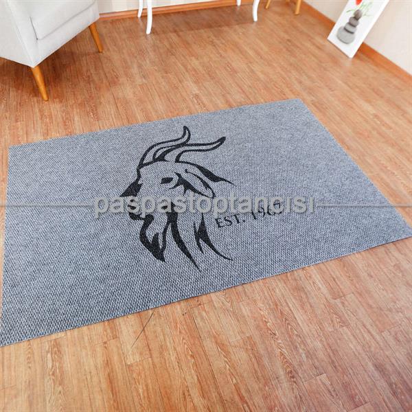 Kişiye Özel Logolu Gri Paspaslar