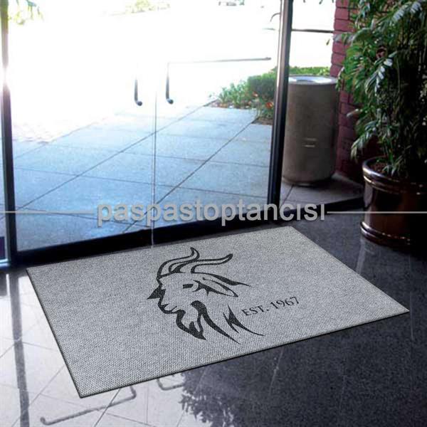 Kişiye Özel Logolu Gri Paspaslar