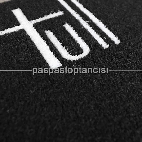 Kişiye Özel Logolu Siyah Koko Paspas