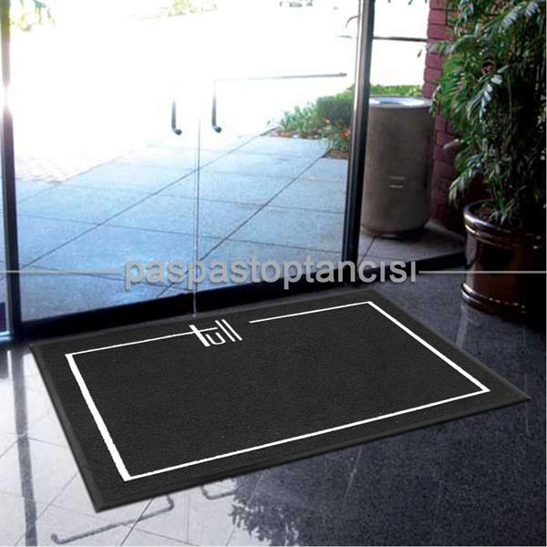 Kişiye Özel Logolu Siyah Koko Paspas