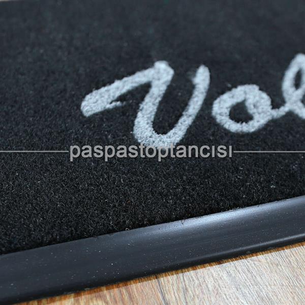 Kişiye Özel Logolu Siyah Koko Paspaslar