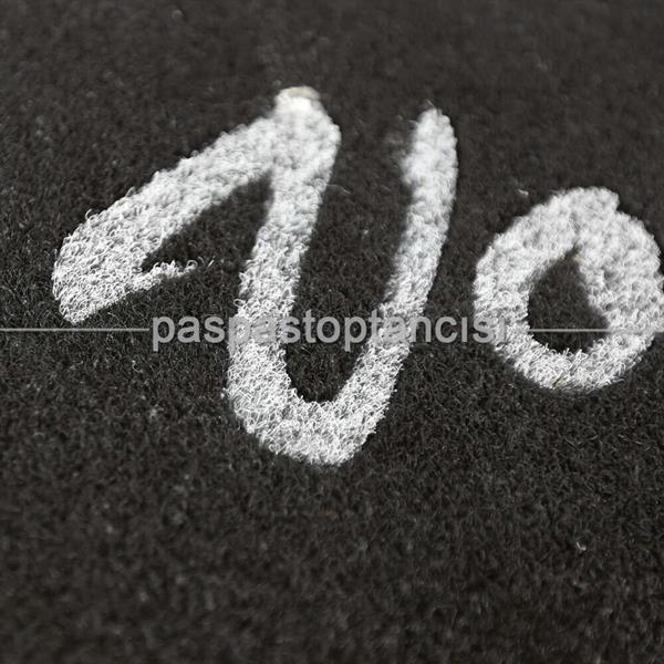 Kişiye Özel Logolu Siyah Koko Paspaslar