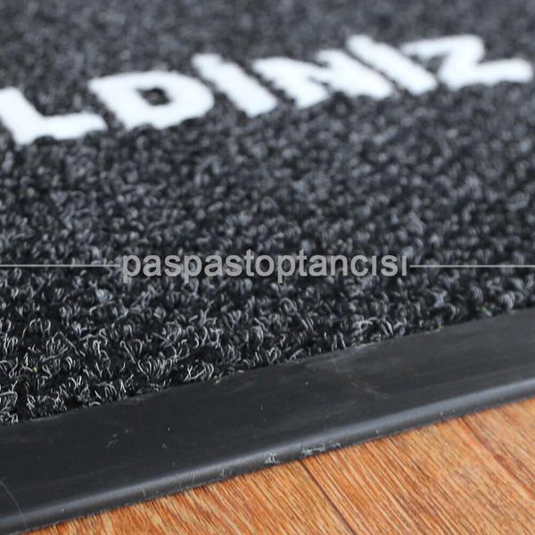 Kişiye Özel Logolu Siyah Paspaslar