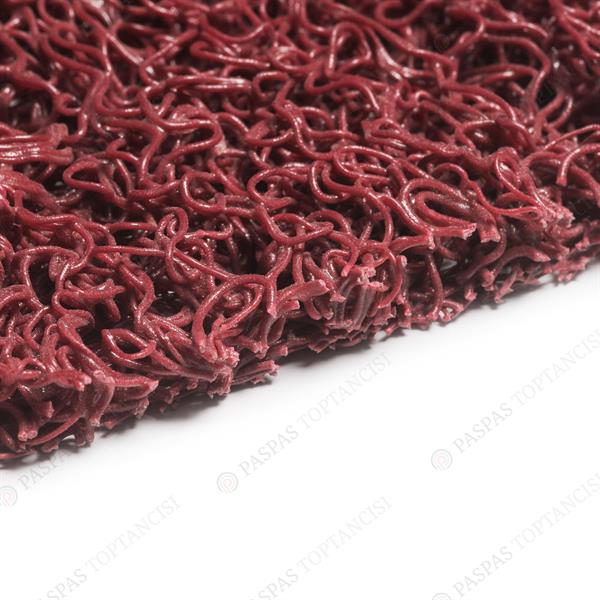 Kıvırcık Paspas Normal 14 mm Bordo