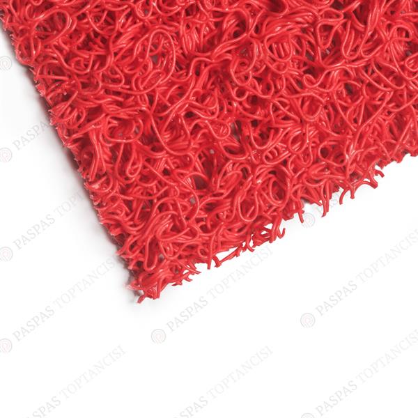 Kıvırcık Paspas Süper 16 mm Kırmızı