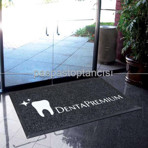 Kliniklere Özel Siyah Logolu Paspas