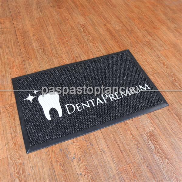 Kliniklere Özel Siyah Logolu Paspas