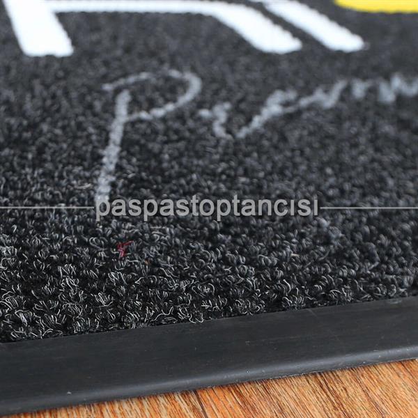 Mobilya Firmaları için Logolu Siyah Paspaslar