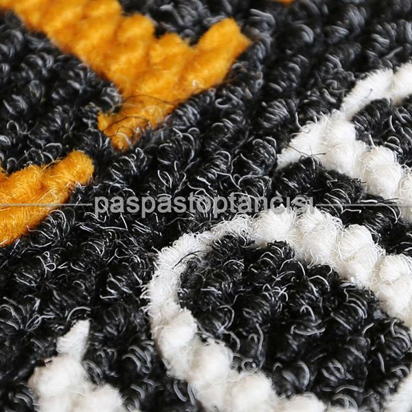 Mobilya Firmaları için Logolu Yuvarlak Halı Paspas